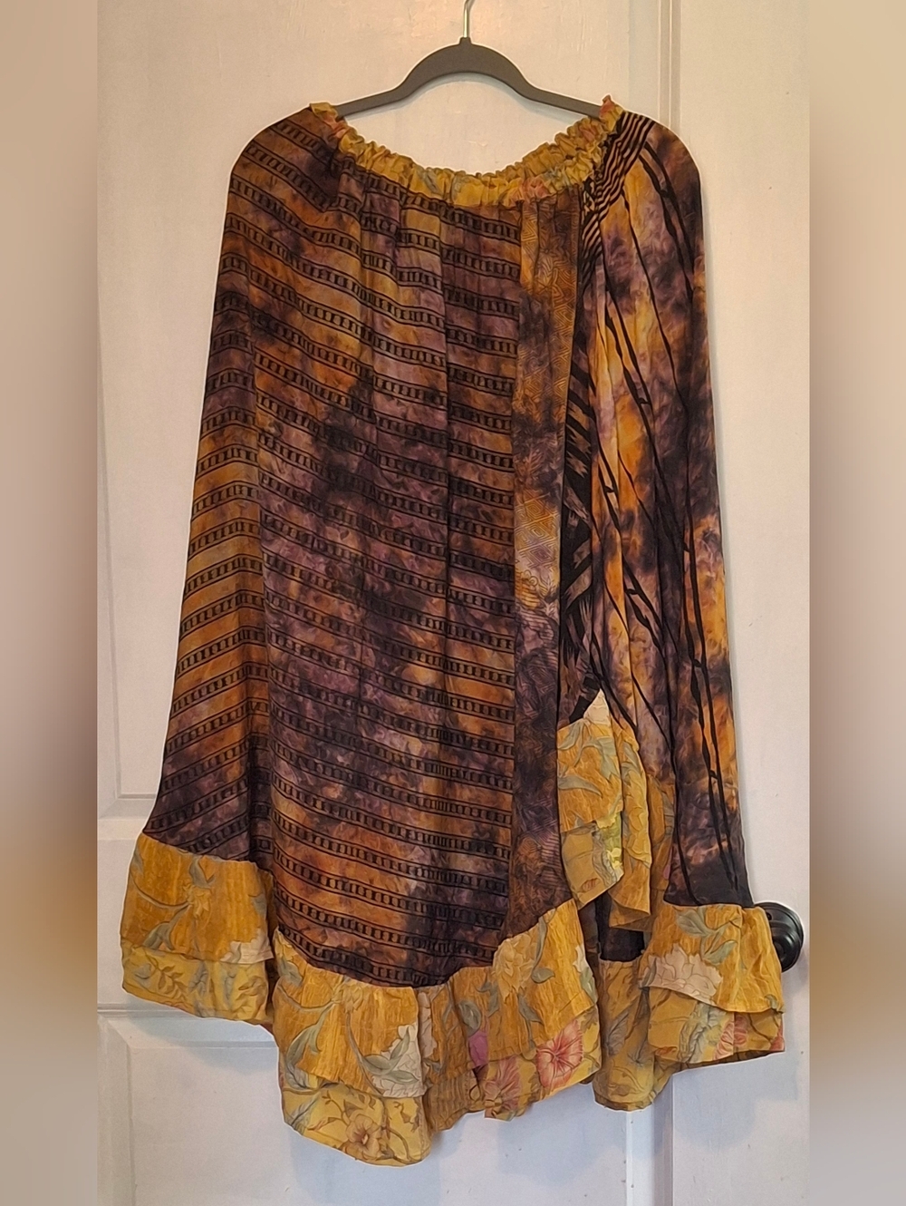 Kantha Bae Wild Rose Skirt.